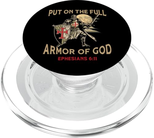 Christian Put Full Armor Of God Lover Bibelvers Religiös PopSockets PopGrip für MagSafe Christian Put Full Armor Of God Lover Bibelvers Religiös PopSockets PopGrip für MagSafe von InGENIUS Religiöse Hemden & Geschenke