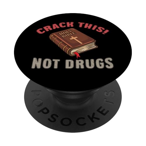 Christliche Sprüche Heilige Bibel Crack Dies nicht Drogen PopSockets Klebender PopGrip Christliche Sprüche Heilige Bibel Crack Dies nicht Drogen PopSockets Klebender PopGrip von InGENIUS Religiöse Hemden & Geschenke