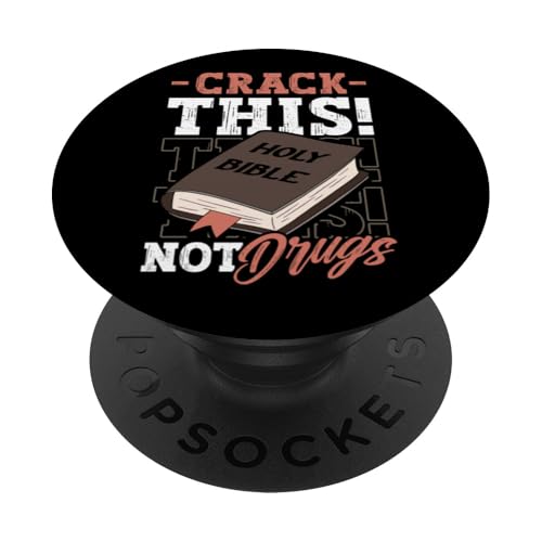 Christliche Sprüche Heilige Bibel Crack Dies nicht Drogen PopSockets Klebender PopGrip Christliche Sprüche Heilige Bibel Crack Dies nicht Drogen PopSockets Klebender PopGrip von InGENIUS Religiöse Hemden & Geschenke