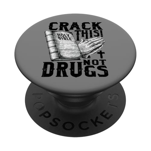 Christliche Sprüche Heilige Bibel Crack Dies nicht Drogen PopSockets Klebender PopGrip Christliche Sprüche Heilige Bibel Crack Dies nicht Drogen PopSockets Klebender PopGrip von InGENIUS Religiöse Hemden & Geschenke