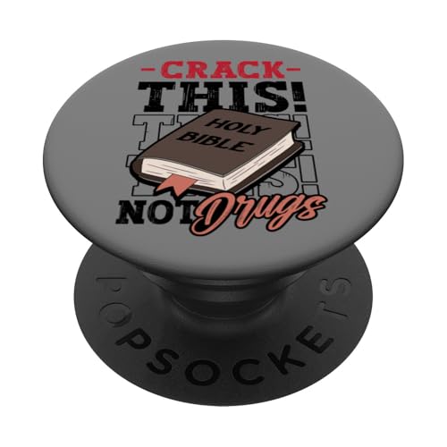 Christliche Sprüche Heilige Bibel Crack Dies nicht Drogen PopSockets Klebender PopGrip Christliche Sprüche Heilige Bibel Crack Dies nicht Drogen PopSockets Klebender PopGrip von InGENIUS Religiöse Hemden & Geschenke