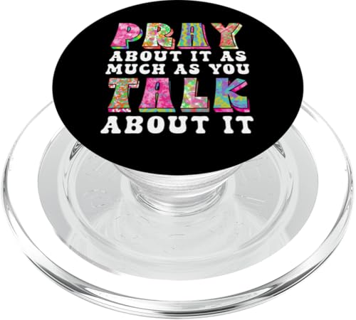 Christlicher Glaube Beten Sie darüber, wenn Sie über PopSockets PopGrip für MagSafe von InGENIUS Religiöse Hemden & Geschenke