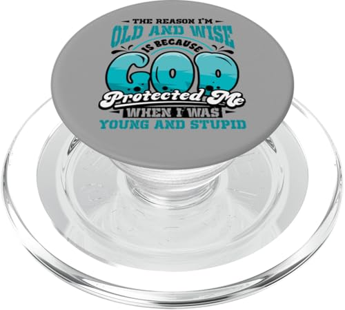 Christlicher Glaube Der einzige Grund, warum ich alt und PopSockets PopGrip für MagSafe von InGENIUS Religiöse Hemden & Geschenke