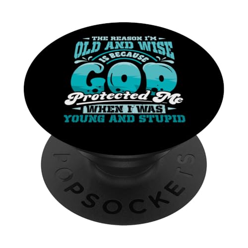 Christlicher Glaube Einziger Grund Ich bin alt und weise PopSockets Klebender PopGrip Christlicher Glaube Einziger Grund Ich bin alt und weise PopSockets Klebender PopGrip von InGENIUS Religiöse Hemden & Geschenke