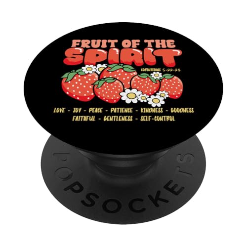 Früchte des Geistes Christlicher Glaube Bibelvers Jesus PopSockets Klebender PopGrip Früchte des Geistes Christlicher Glaube Bibelvers Jesus PopSockets Klebender PopGrip von InGENIUS Religiöse Hemden & Geschenke