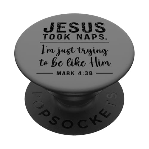 Lustige christliche Jesus Took Naps Be Like Christ PopSockets Klebender PopGrip Lustige christliche Jesus Took Naps Be Like Christ PopSockets Klebender PopGrip von InGENIUS Religiöse Hemden & Geschenke