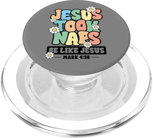 Lustige christliche Jesus Took Naps Be Like Christ PopSockets PopGrip für MagSafe von InGENIUS Religiöse Hemden & Geschenke