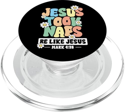Lustige christliche Jesus Took Naps Be Like Christ PopSockets PopGrip für MagSafe von InGENIUS Religiöse Hemden & Geschenke