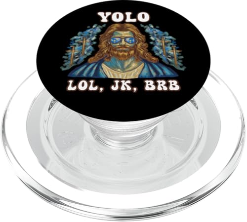 Yolo JK BRB Jesus Christus Lustig Ostern Christlicher Humor PopSockets PopGrip für MagSafe Yolo JK BRB Jesus Christus Lustig Ostern Christlicher Humor PopSockets PopGrip für MagSafe von InGENIUS Religiöse Hemden & Geschenke