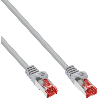 40er Bulk-Pack InLine® Patchkabel, S/FTP (PiMf), Cat.6, PVC, CCA, grau 2m von InLine®