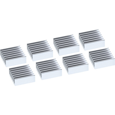 8er Pack InLine® IC-Kühler, selbstklebende Kühlrippen von InLine®