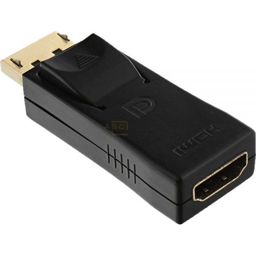 Adapter DisplayPort Stecker auf HDMI Buchse 4K2K schwarz von InLine®