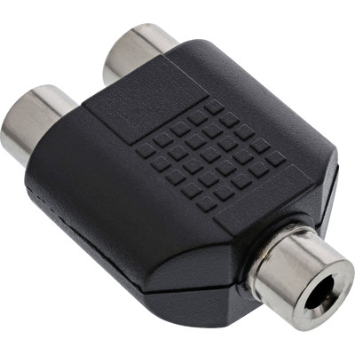 InLine® Audio Adapter, 3,5mm Klinke Buchse Mono an 2x Cinch Buchse von InLine®