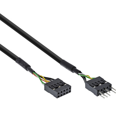InLine® Audiokabel Verlängerung intern, für HD audio und AC97, 0,4m von InLine®