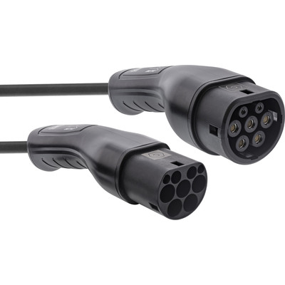 InLine® EV Autoladekabel 22kW Typ2, 3-phasig, 5m von InLine®