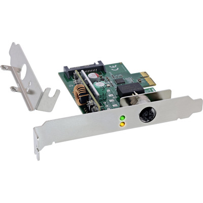 InLine® Gigabit Netzwerkkarte, M12 x-kodiert, PCIe x1, 2.1, PoE+ von InLine®