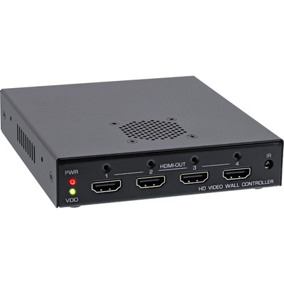 InLine® HDMI Videowand Verteiler 1 auf 4, Full-HD von InLine®