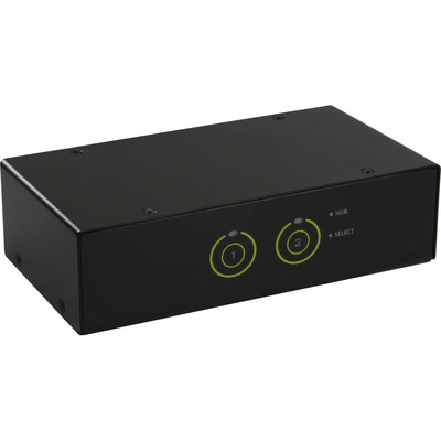 InLine® KVM Desktop Switch, 2-fach, HDMI, USB 3.0 Hub, mit Audio von InLine®