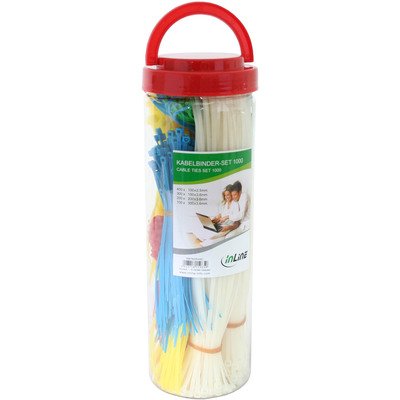 InLine® Kabelbinder-Set, 1.000 Stück von InLine®