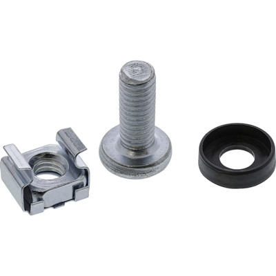 InLine® Käfigmutternset M6, je 20x Käfigmuttern, Unterlegscheiben, Schrauben von InLine®