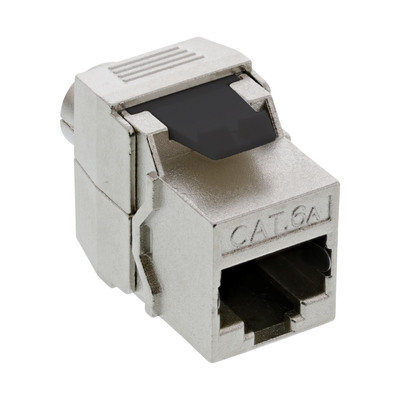 InLine® Keystone RJ45 Buchse, SNAP-In, Cat.6a, Schraubverschluss von InLine®
