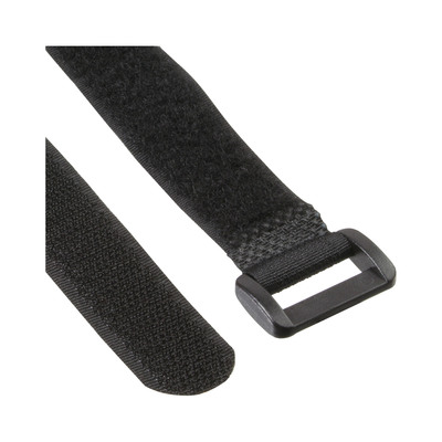 InLine® Klettschlaufen Set, 5 Stk. 20x300m + 5 Stk. 20x500mm, schwarz von InLine®