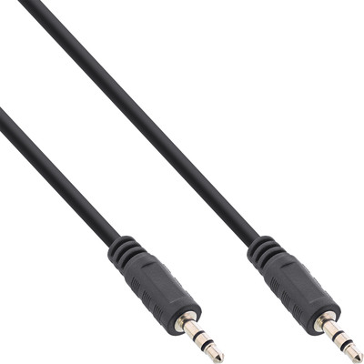 InLine® Klinke Kabel, 3,5mm Stecker / Stecker, Stereo, 0,3m von InLine®