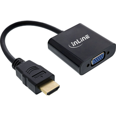 InLine® Konverter Kabel HDMI zu VGA, mit Audio von InLine®