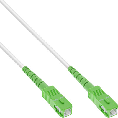 InLine® LWL Simplex Kabel, FTTH, SC/APC 8° zu SC/APC 8°, 9/125µm, OS2, 50m von InLine®