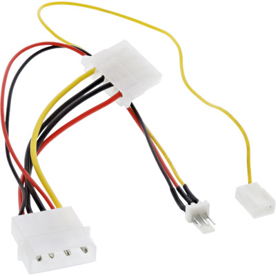 InLine® Lüfter Adapterkabel, 12V zu 7V, mit Tachosignal von InLine®