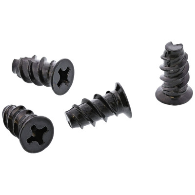 InLine® Lüfterschrauben, 5,0x10,0mm, schwarz 50er Pack von InLine®