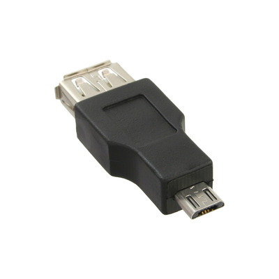 InLine® Micro-USB Adapter, Micro-B Stecker an USB A Buchse von InLine®