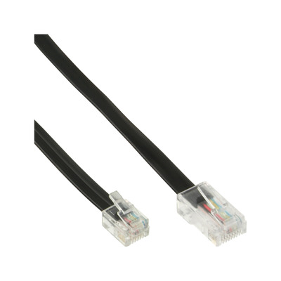 InLine® Modularkabel, RJ45 zu RJ11 Stecker / Stecker, 4adrig, 10m von InLine®