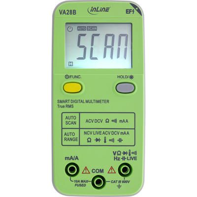 InLine® Multimeter mit Auto-Range und Autoscan, Pocketformat von InLine®