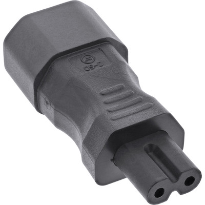 InLine® Netzadapter IEC 60320 C14 / C7, 3pol. Kaltgeräte zu 2pol. von InLine®