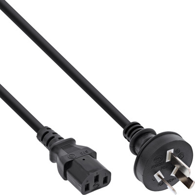 InLine® Netzkabel, Netzstecker China auf Kaltgerätestecker C13, 5,0m von InLine®