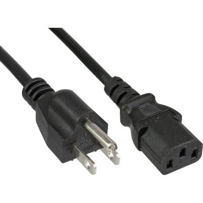 InLine® Netzkabel, Netzstecker USA auf Kaltgerätestecker C13, 5m von InLine®