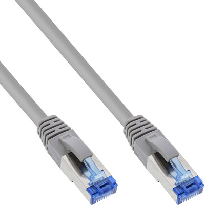 InLine® Patchkabel, S/FTP (PiMf), Cat.6A, halogenfrei, grau, 20m von InLine®