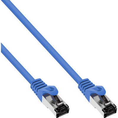 InLine® Patchkabel, S/FTP (PiMf), Cat.8.1, 2000MHz, halogenfrei, blau, 2m von InLine®