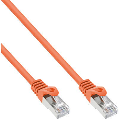 InLine® Patchkabel, SF/UTP, Cat.5e, orange, 0,25m von InLine®