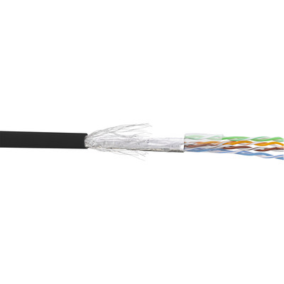 InLine® Patchkabel Cat.5e, schwarz, SF/UTP, AWG26, PVC, 100m von InLine®