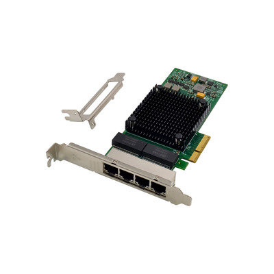 InLine® Quad Gigabit Netzwerkkarte, 4x RJ45 1 Gb/s, PCIe x4 von InLine®
