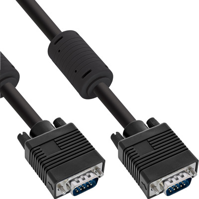 InLine® S-VGA Kabel, 15pol HD Stecker / Stecker, schwarz, 3m von InLine®
