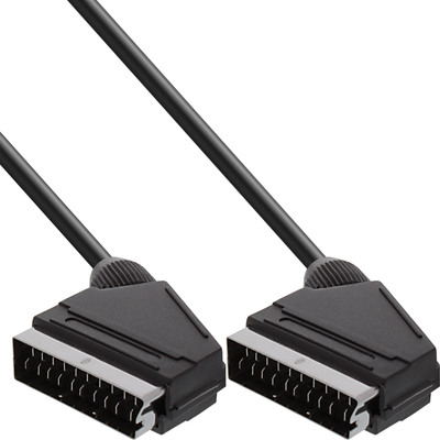 InLine® Scart Anschlusskabel, Stecker / Stecker, 5m von InLine®