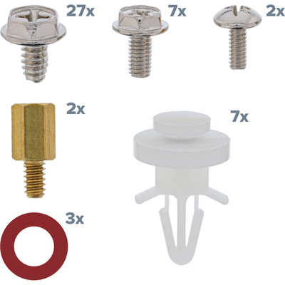 InLine® Schraubenset, mit Abstandshalter etc. von InLine®
