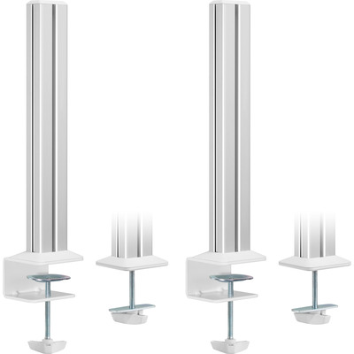 InLine® Slatwall Befestigungssäulen Aluminium, für Tischhalterung Panel, 2er Set von InLine®