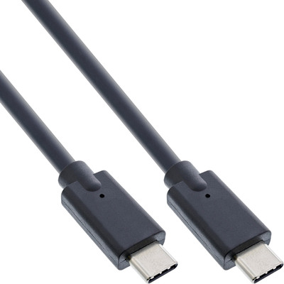InLine® USB 3.2 Gen.2x2 Kabel, USB-C Stecker/Stecker, schwarz, 1m von InLine®