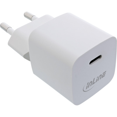 InLine® USB Netzteil, GaN Ladegerät Single USB-C, 33W, weiß von InLine®