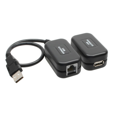 InLine® USB Verlängerung, bis 60m über Netzwerkkabel RJ45 Cat. 5e von InLine®