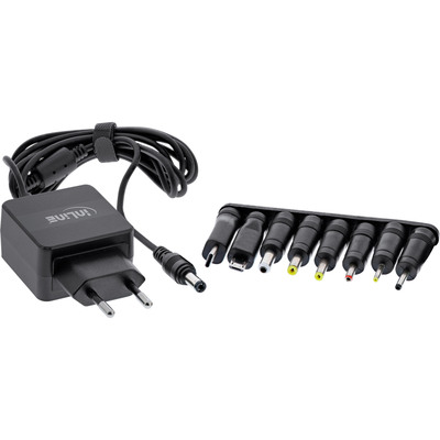 InLine® Universal Steckernetzteil, 5V/15W, mit 8 Wechselsteckern Micro-USB USB-C von InLine®